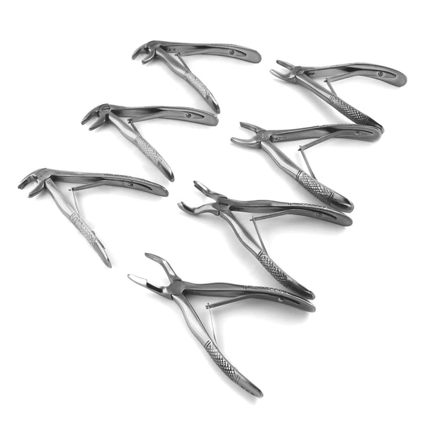 Baby Tooth Extraction Forceps (Set of 7)
