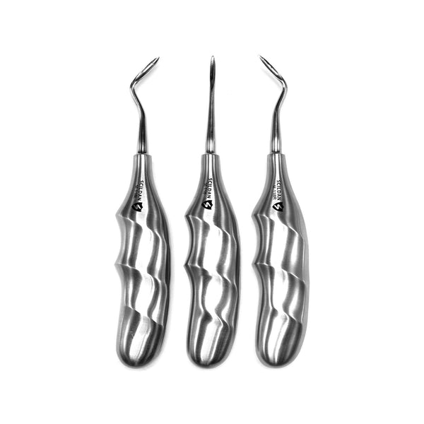Flohr Root Elevator - Set of 3