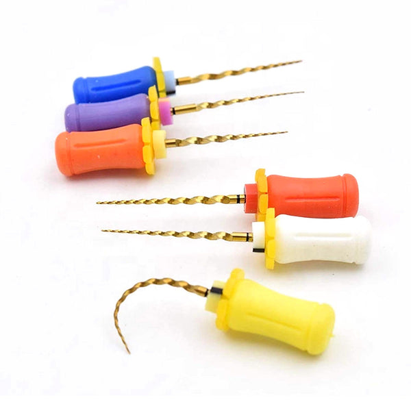 Dental Hand Use File Heat Activated (Gold)