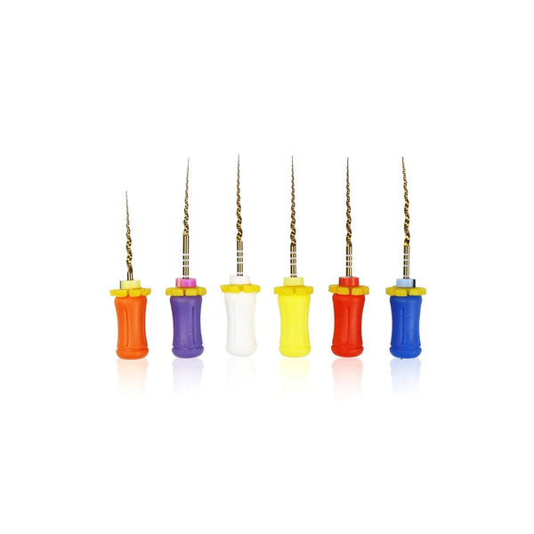 Dental Hand Use File Heat Activated (Gold)