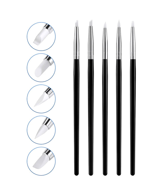 Composite Resin Silicone Brush (Pack Of 5)