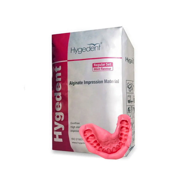 thumbnail image 2 of HYGEDENT Regular Set Mint Flavour Dustfree Alginate Impression 1lb (24 Pack) 2 of 4