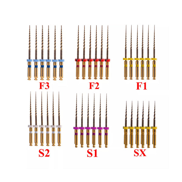 Dental Rotary File Heat Activated (Gold)