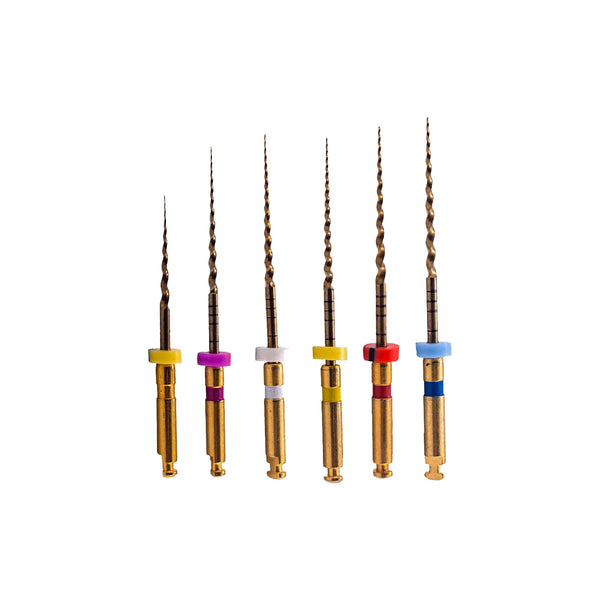 Dental Rotary File Heat Activated (Gold)